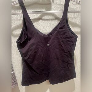 Lululemon Black Tank Top Size 6